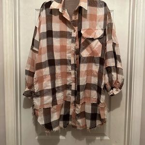 Bad Little Country Girl brand oversized tunic